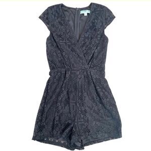 Dina Be black lace romper